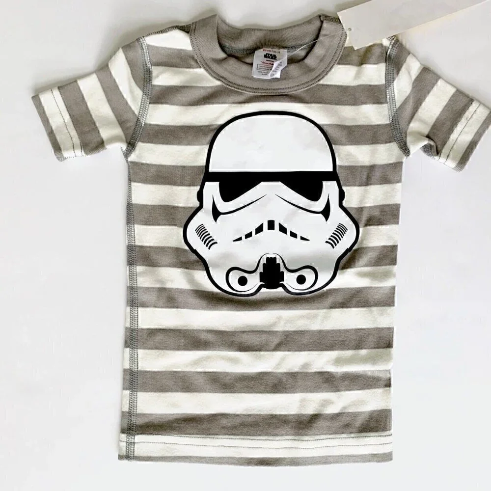NWT Hanna Andersson Star Wars Boys Short John Pajama, 2T 2 years 18-24 Months 3T